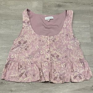 Wayf Paisley Sleeveless Top